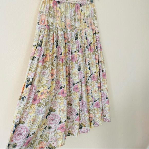Forenza floral tiered lightweight midi skirt - Picture 6 of 7